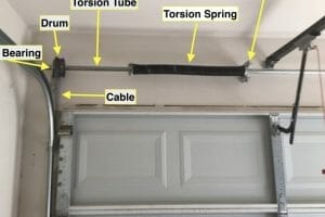 garage-door-open-with-broken-torsion-spring